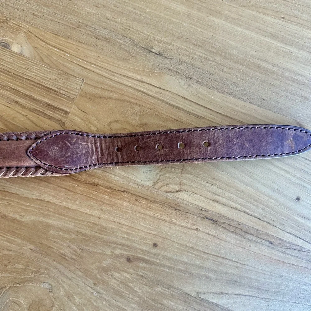 Vintage 1996 Brighton Disney Mickey Mouse Leather Belt